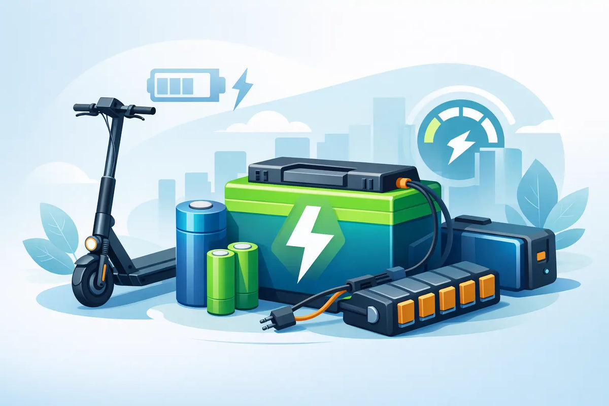 Batteri til elsparkesykkel - velg rett volt og Ah