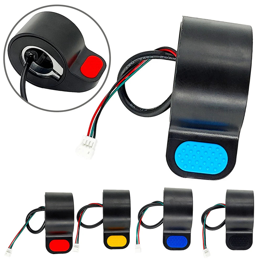 Tommelgass for elsparkesykkel, E2S Batterier, kompatibel med Xiaomi M365, Pro 2, 1S, viser gasshendel i bilde