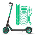 Reflekterende klistremerker for elsparkesykkel, E2S Batterier dekor- og sikkerhetssett for Xiaomi, Ninebot og E2S E-scooter