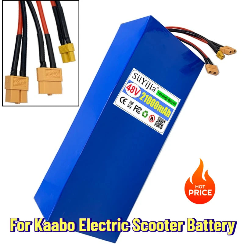 Original Kaabo Mantis 8 48V 21Ah Battery 2 Output Port 1 Input Port for Dual Motor Kaabo Mantis 8 48V 21Ah Electric Scooter
