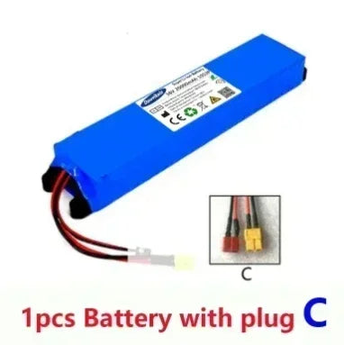 36V 20Ah Batteri til Elsparkesykkel – 720Wh Lithium-ion Batteripakke med 20A BMS | 342×42×66mm