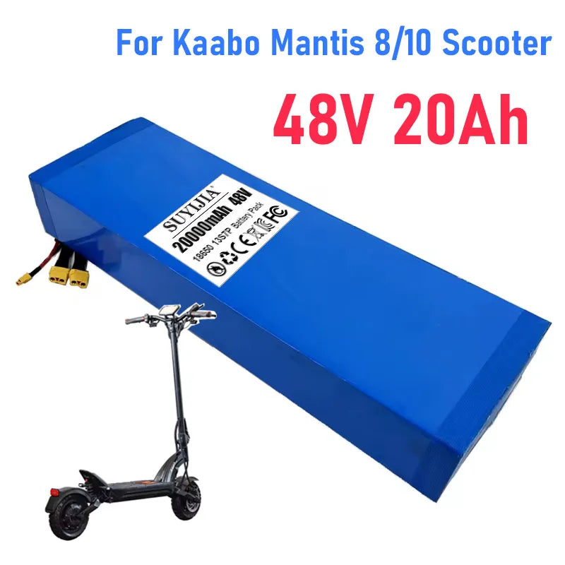 E2S Batterier 48V 18.2Ah batteri for Kaabo Mantis 8 elektrisk scooter, vises i bildet
