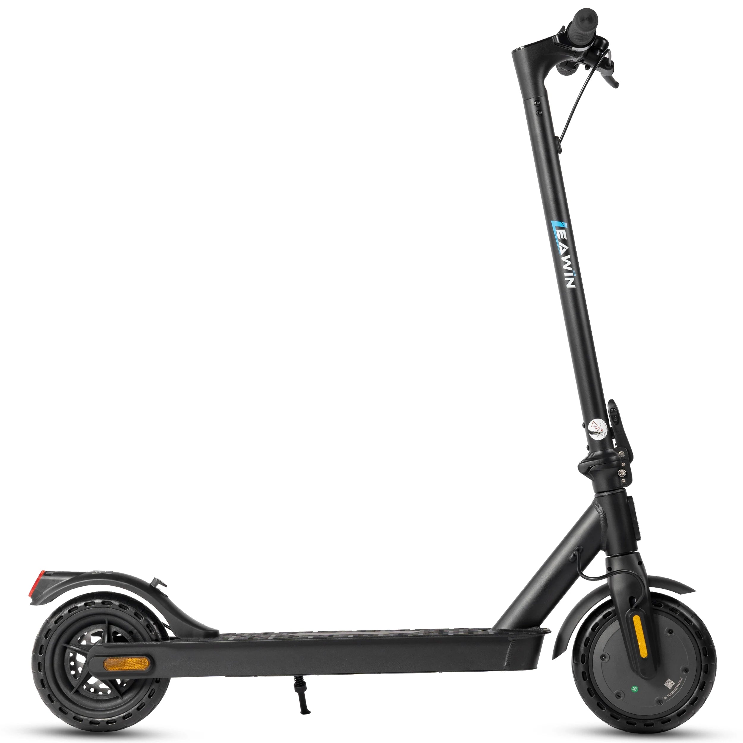 Elektrisk sparkesykkel fra E2S Batterier med 500W motor, 25 km/t og batterialternativer på 7,8Ah eller 10,4Ah.